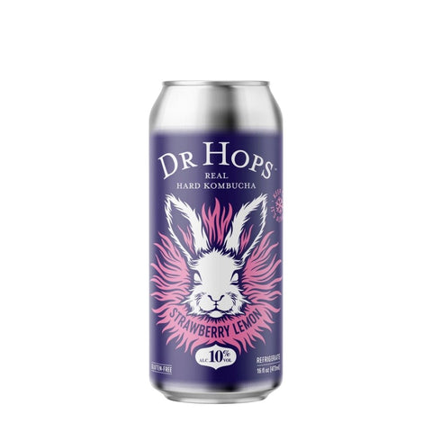 Dr. Hops Hard Kombucha Strawberry Lemon 16 fl oz