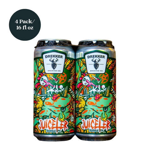 Drekker Juiceler Double IPA Beer 16 fl oz Single Can