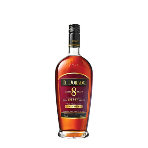 El Dorado 8yr Cask Aged Rum 750mL