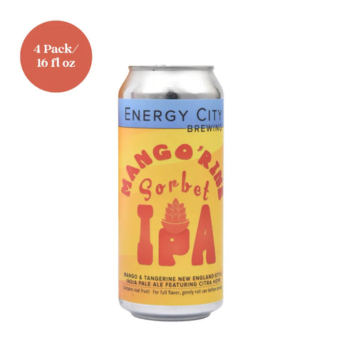 Energy City Mano’rine Sorbet IPA Beer 4pk 16 fl oz can