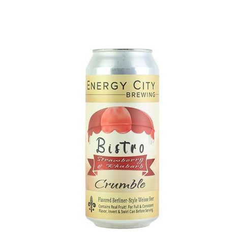 Energy City Strawberry Rhubarb Crumble 16 fl oz Can