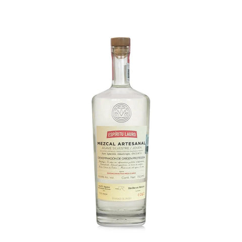 Espiritu Lauro Mezcal Agaves Silvestres Mexicano 750mL