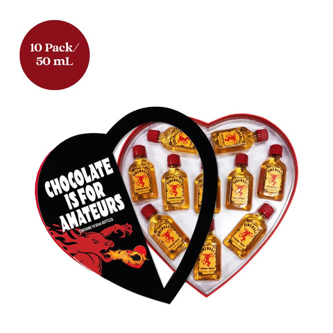 Fireball Whiskey 10pk 50mL Valentine's Packaging