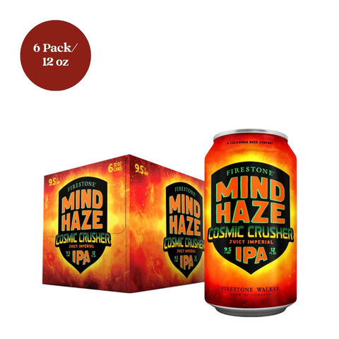 Firestone Mind Haze Cosmic Crusher IPA Beer 6pk 12 fl oz cans