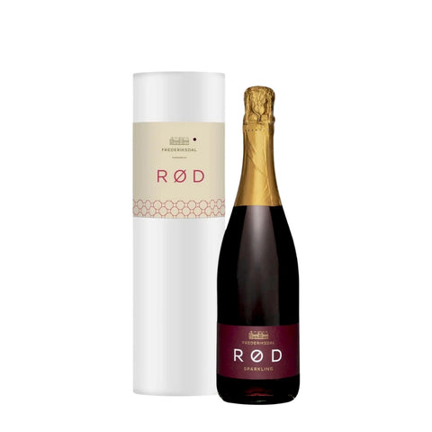 Frederiksdal Rød Sparkling Semi-Sec Cherry & Pear Wine 750mL