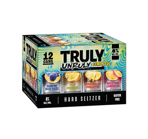 Truly Unruly Lemonade Hard Seltzer 12pk 12 fl oz