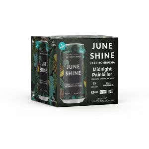 June Shine Hard Kombucha Midnight Painkiller 4pk 12oz Cans