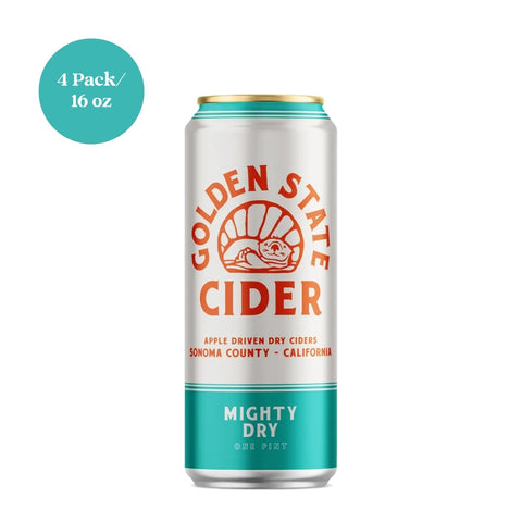 Golden State Cider Mighty Dry 16 fl oz 4pk cans