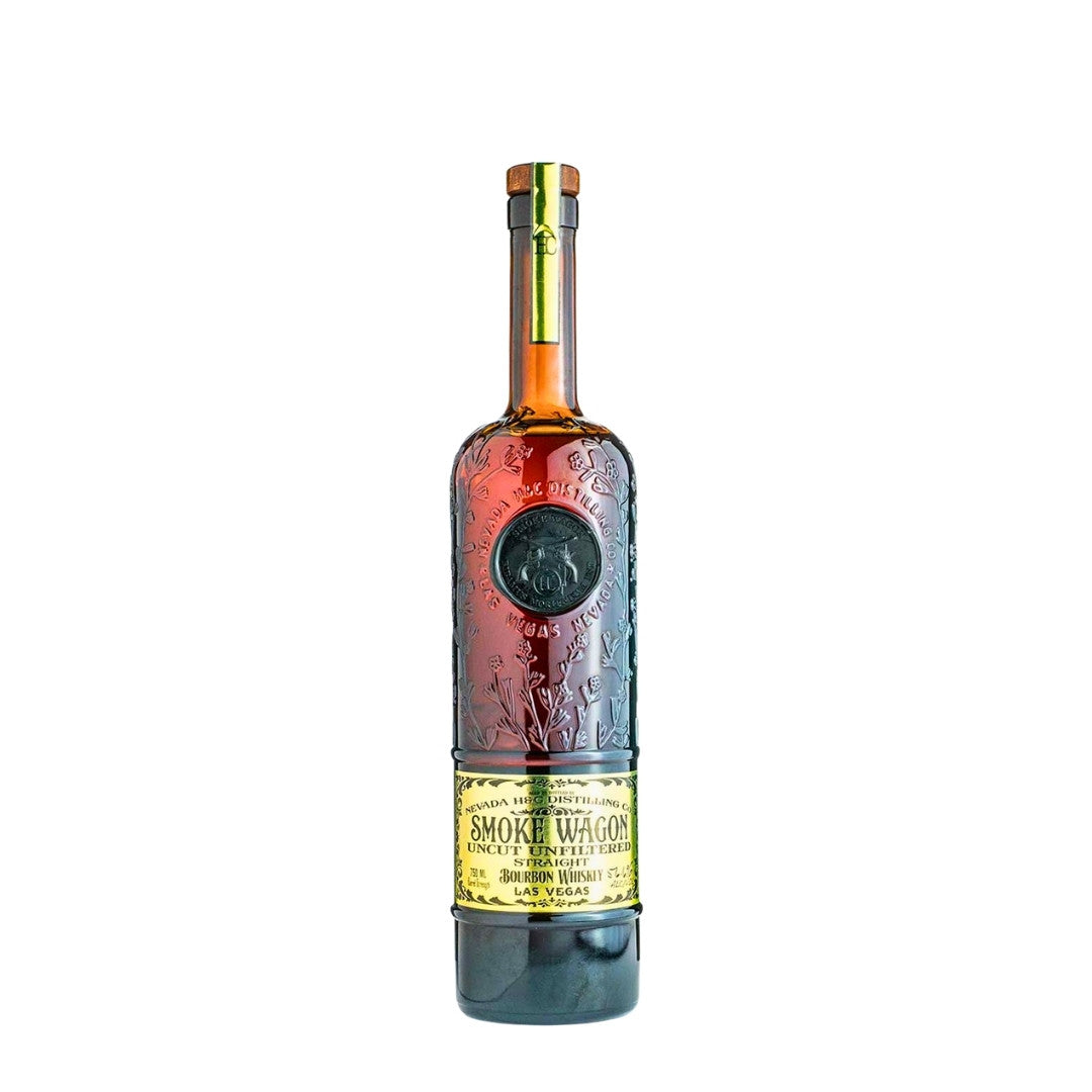 H&C Smoke Wagon Uncut Unfiltered Straight Bourbon Whiskey 750mL