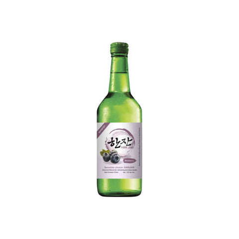 Hanjan Blueberry Soju 375mL Bottle