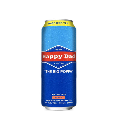 Happy Dad Hard Iced Tea The Big Poppa Peach 19.2 fl oz