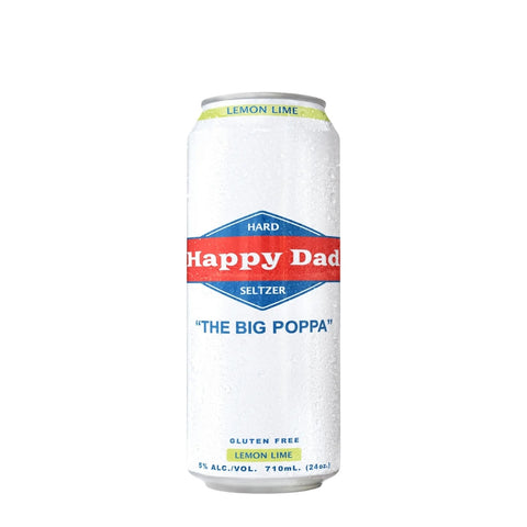 Happy Dad The Big Poppa Lemon Lime Hard Seltzer 24 fl oz