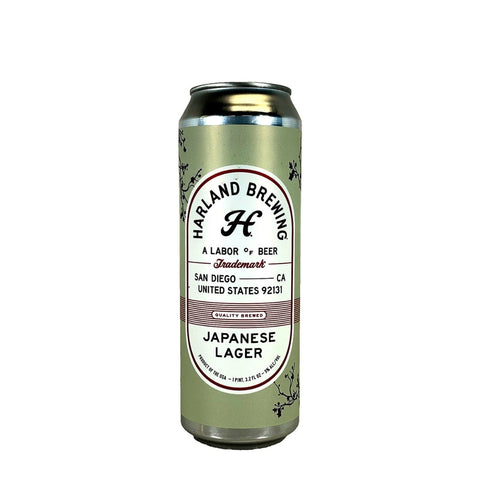 Harland Japanese Lager 19.2 fl oz Can