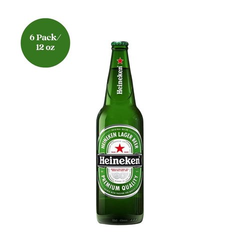 Heineken Beer 12 fl oz 6pk Bottle