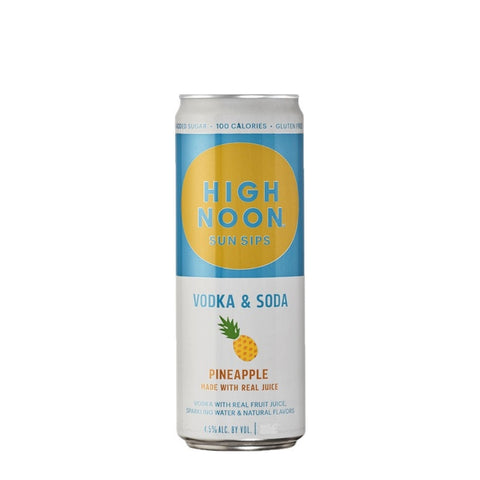 High Noon Sun Sips Vodka & Soda Pineapple 700mL