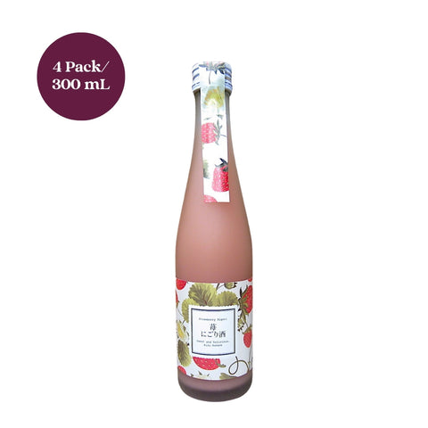 Homare Strawberry Nigori Sake 4pk 300mL