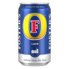 Fosters lager 25 fl oz.