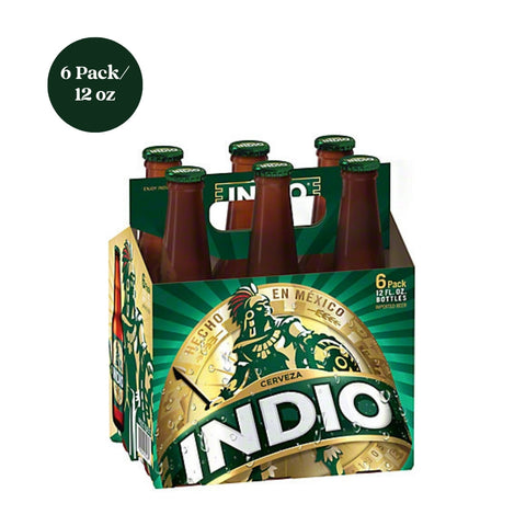 Indio Cerveza Beer 12 fl oz 6pk