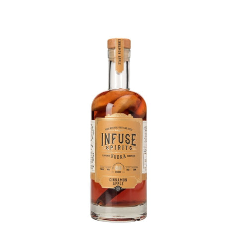 Infuse Spirits Cinnamon Apple Flavored Vodka 80PF 750mL