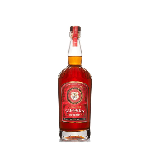 J Rieger & Co Straight Rye Whiskey 750mL