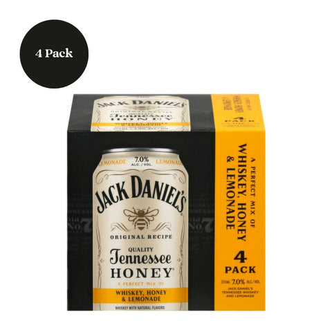 Jack Daniel's Honey Whiskey 4pk 12 fl oz