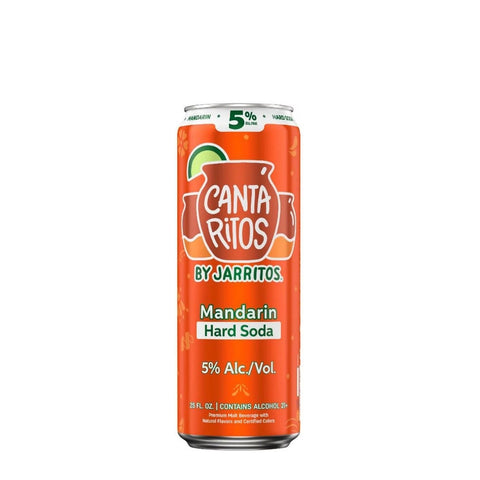 Jarritos Cantaritos Mandarin Hard Soda 25 fl oz Can