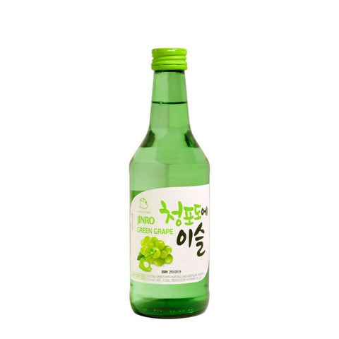 Jinro Green Grape Soju 375mL (Pack of 20 Bottles)