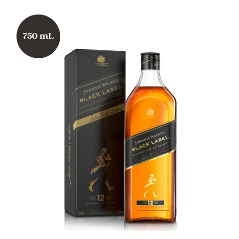 Johnnie Walker Black Label 12yrs Whisky 750mL