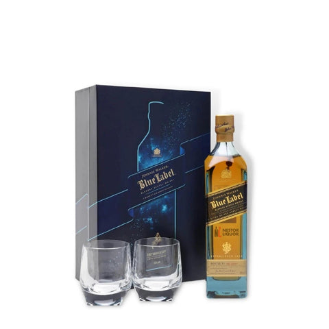 Johnnie Walker Blue Label Blended Scotch Whisky 750mL with Cups