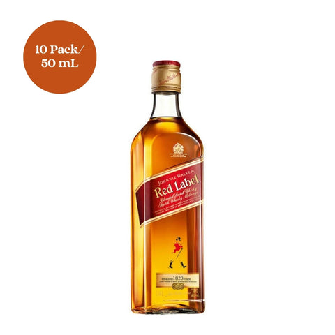 Johnnie Walker Red Label Blended Scotch Whisky 50mL 12pk