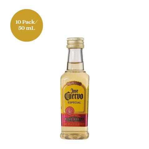 Jose Cuervo Especial Gold Tequila 10x50mL Shot Bottles