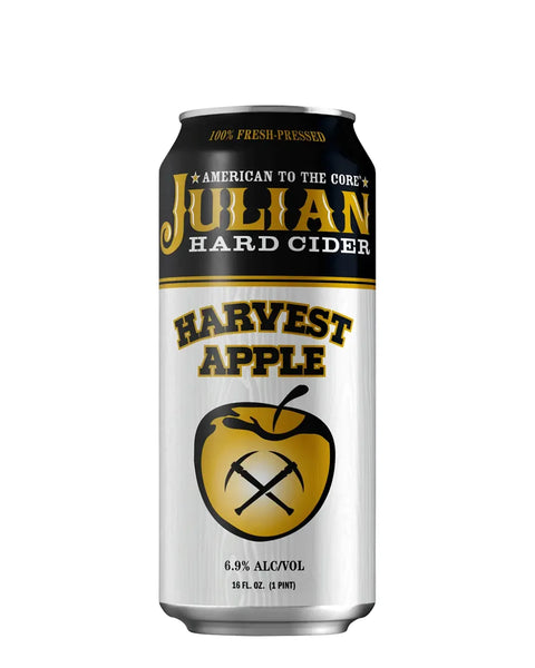 Julian Hard Cider Harvest Apple Cider 16 fl oz Can