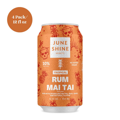 June Shine Rum Mai Tai RTD Cocktail 4pk 12 fl oz Can