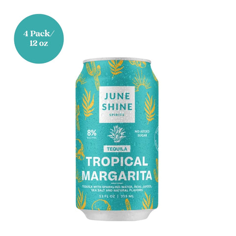 June Shine Tropical Margarita 4pk 12 fl oz Can