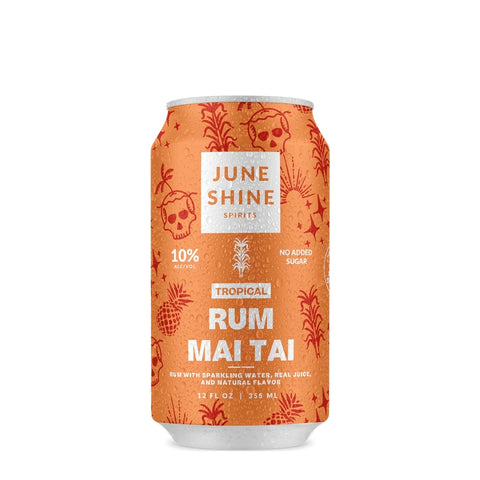 JuneShine Tropical Rum Mai Tai Ready To Enjoy Cocktail 4pk 12 fl oz Can