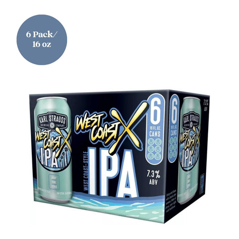 Karl Strauss Tower X West Coast IPA 16 fl oz 6pk cans