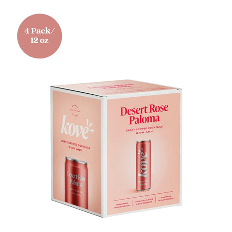 Kove Craft Brewed Cocktail Desert Rose 4pk 12 fl oz