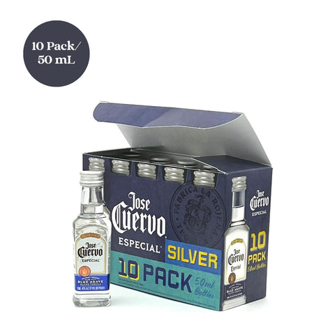 Jose Cuervo Especial Silver Tequila 10x50mL Shots