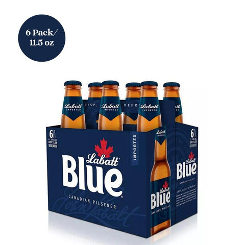 Labatt Blue Beer 6pk 11.5 fl oz Bottle