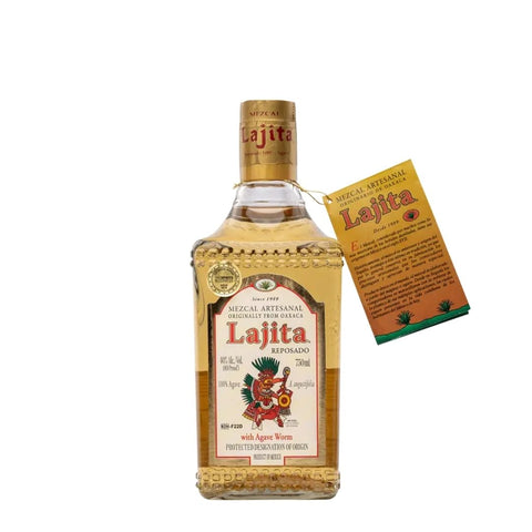 Lajita Mezcal Reposado 100% Agave with Worm 750mL