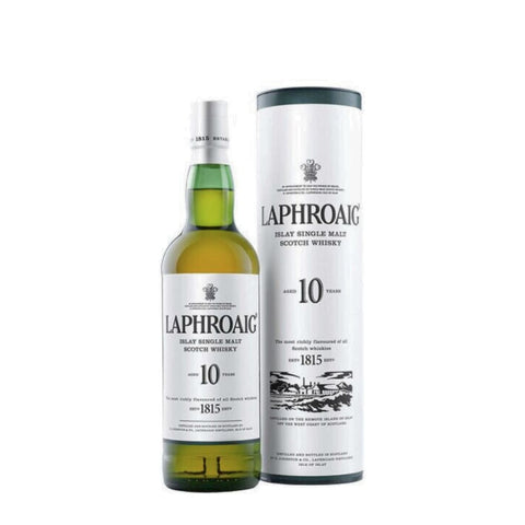 Laphroaig Islay Single Malt Scotch Whisky 10 years 750mL