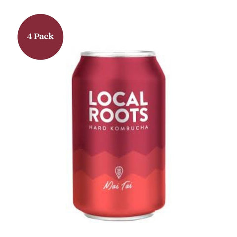 Local Roots Hard Kombucha Mai Tai 4pk 16 fl oz