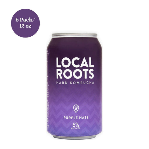 Local Roots Hard Kombucha Purple Haze 12 fl oz 6pk