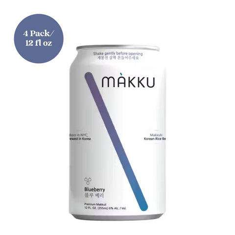 Makku Blueberry Makgeolli 4pk 12 fl oz Cans