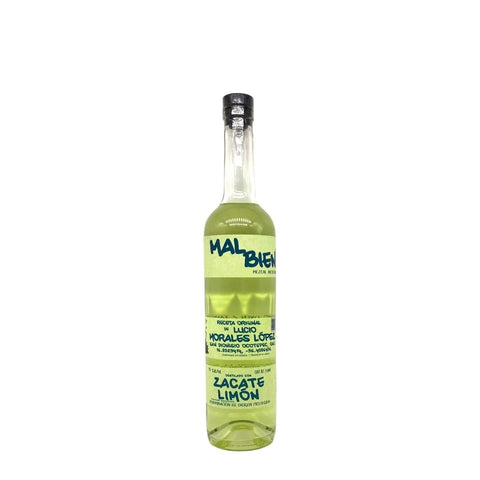 Mal Bien Mezcal Lucio Morales Lopez Destilado Con Zacate Limon Mezcal 750mL