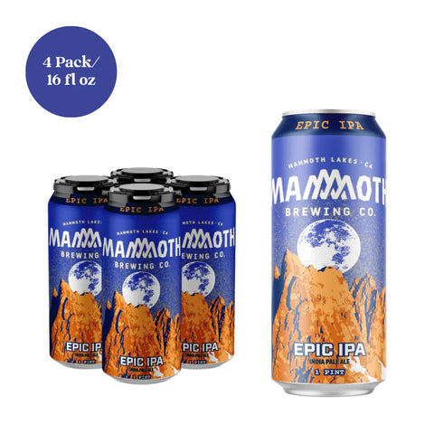 Mammoth Brewing Co. Epic IPA Beer 4pk 16 fl oz Cans