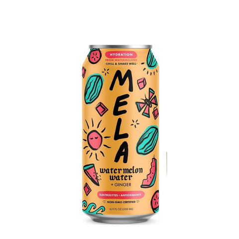 Mela Watermelon Water Ginger 16.9 fl oz Can