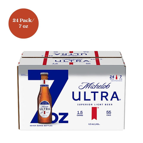 Michelob Ultra Light Beer 24pk 7 fl oz Mini Bottles