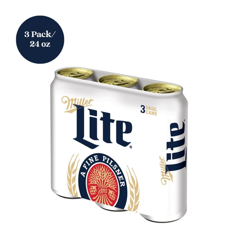 Miller Lite Beer 24 fl oz 3pk