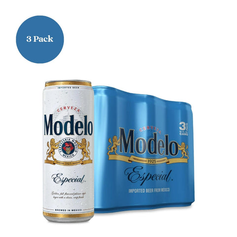 Modelo Especial Lager Beer 3pk 24 fl oz Cans